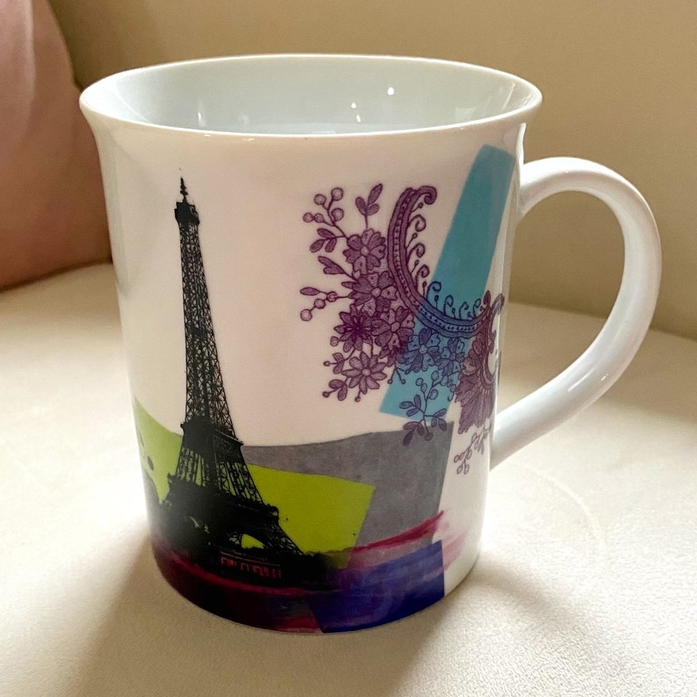 Fringe Studio J'adore Paris Eiffel Tower Porcelain Mug 16 oz